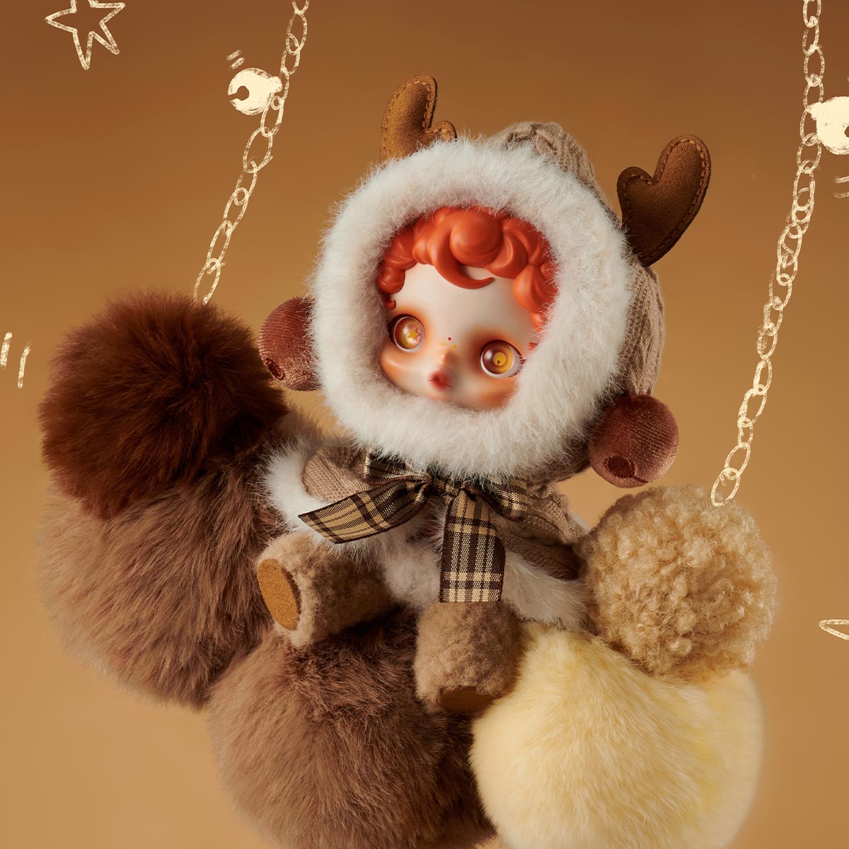 SKULLPANDA Winter Symphony Series Plush (AUTHENTIC)