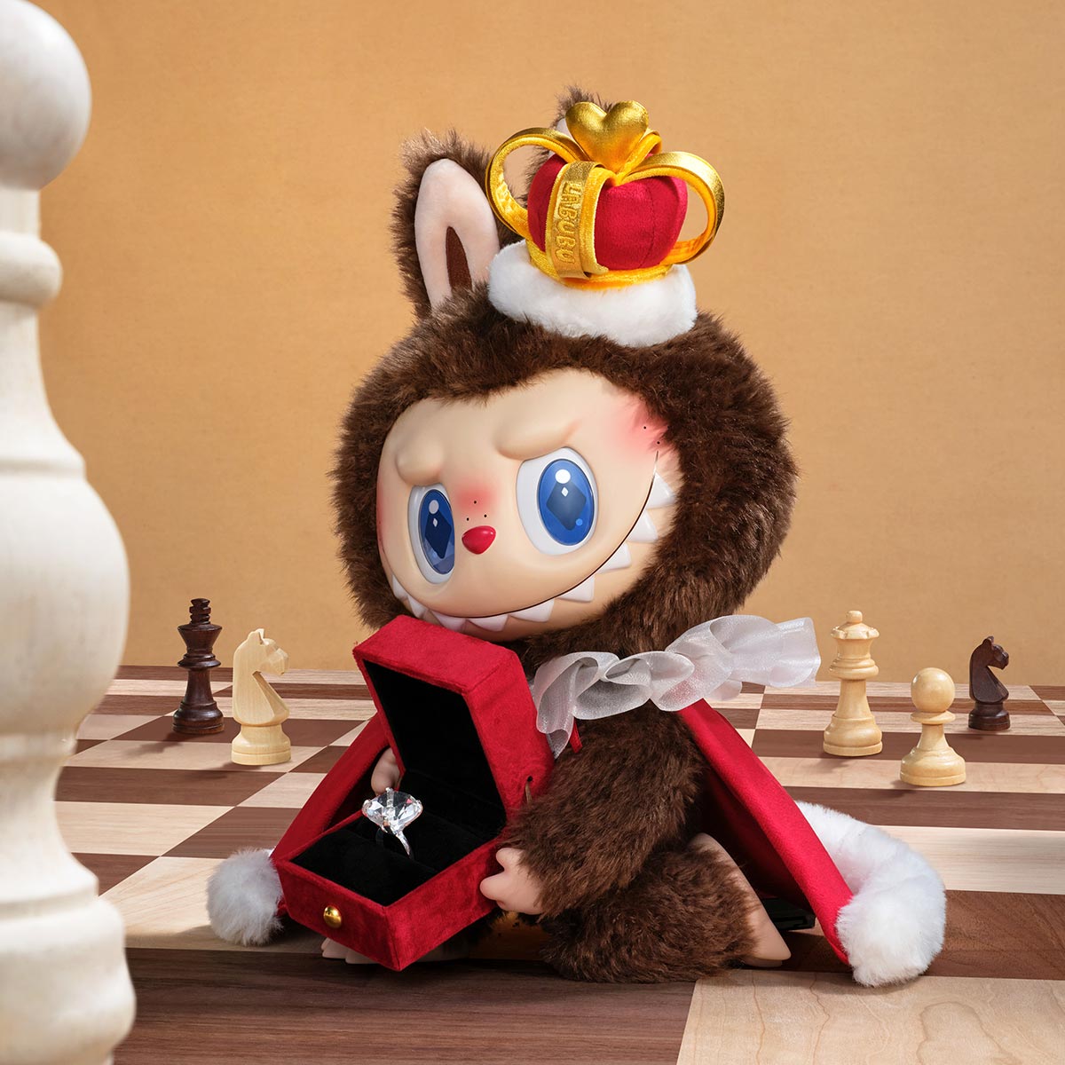 THE MONSTERS Let's Checkmate Series-Vinyl Plush Doll (AUTHENTIC)