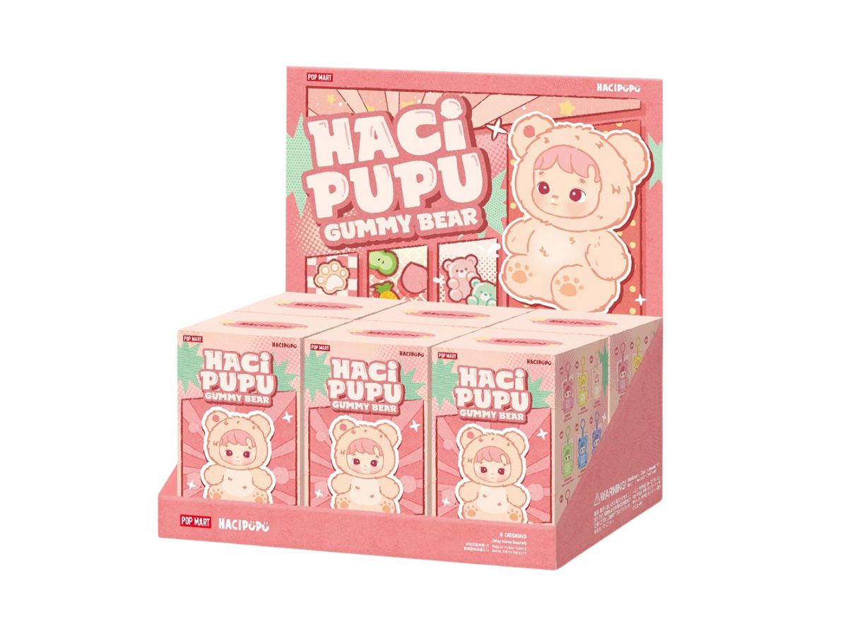 HACIPUPU Gummy Bear Series - Vinyl Plush Pendant Blind Box (AUTHENTIC)