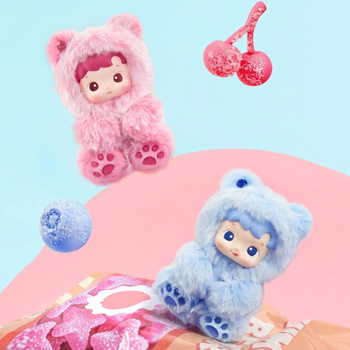 HACIPUPU Gummy Bear Series - Vinyl Plush Pendant Blind Box (AUTHENTIC)