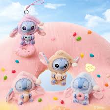 Miniso Top Toy Disney Stitch Eating Something Before Sleep Plush Keychain (AUTHENTIC)