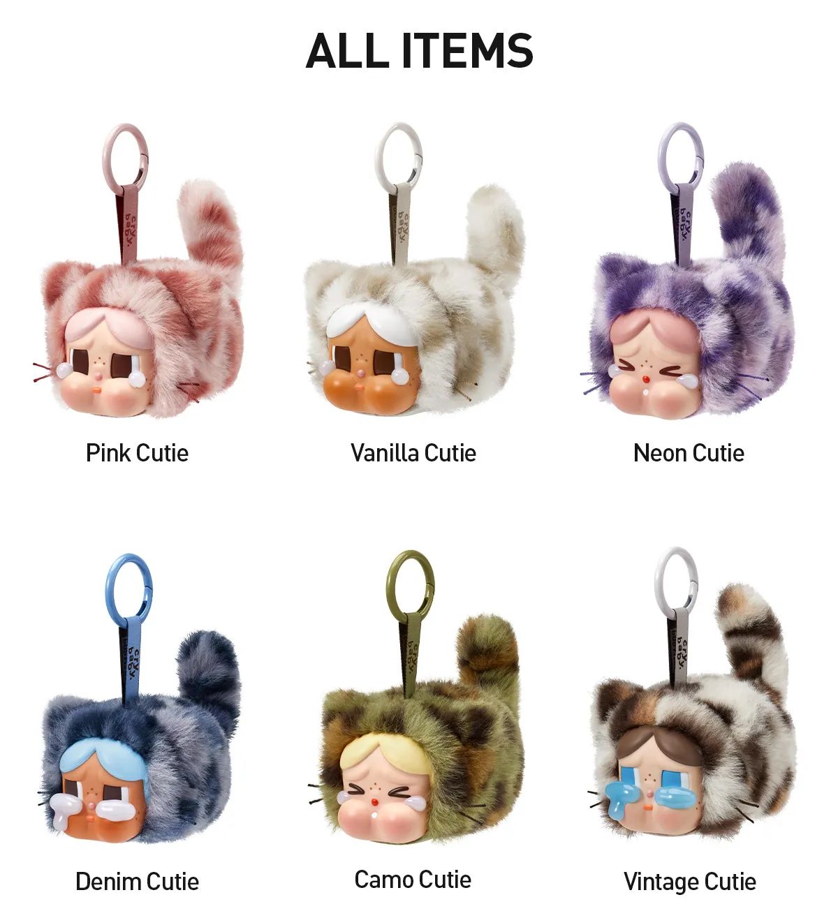 CRYBABY Wild but Cutie Series - Vinyl Plush Pendant Blind Box (AUTHENTIC)