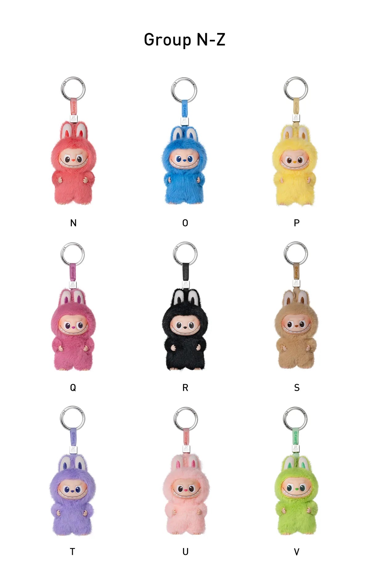 CHOOSE THE LETTER YOU WANT! LABUBU THE MONSTERS PIN FOR LOVE SERIES - Vinyl Plush Pendant  (A-Z) Please note there is a 3 week wait for these as they are brand new & not yet in stock
