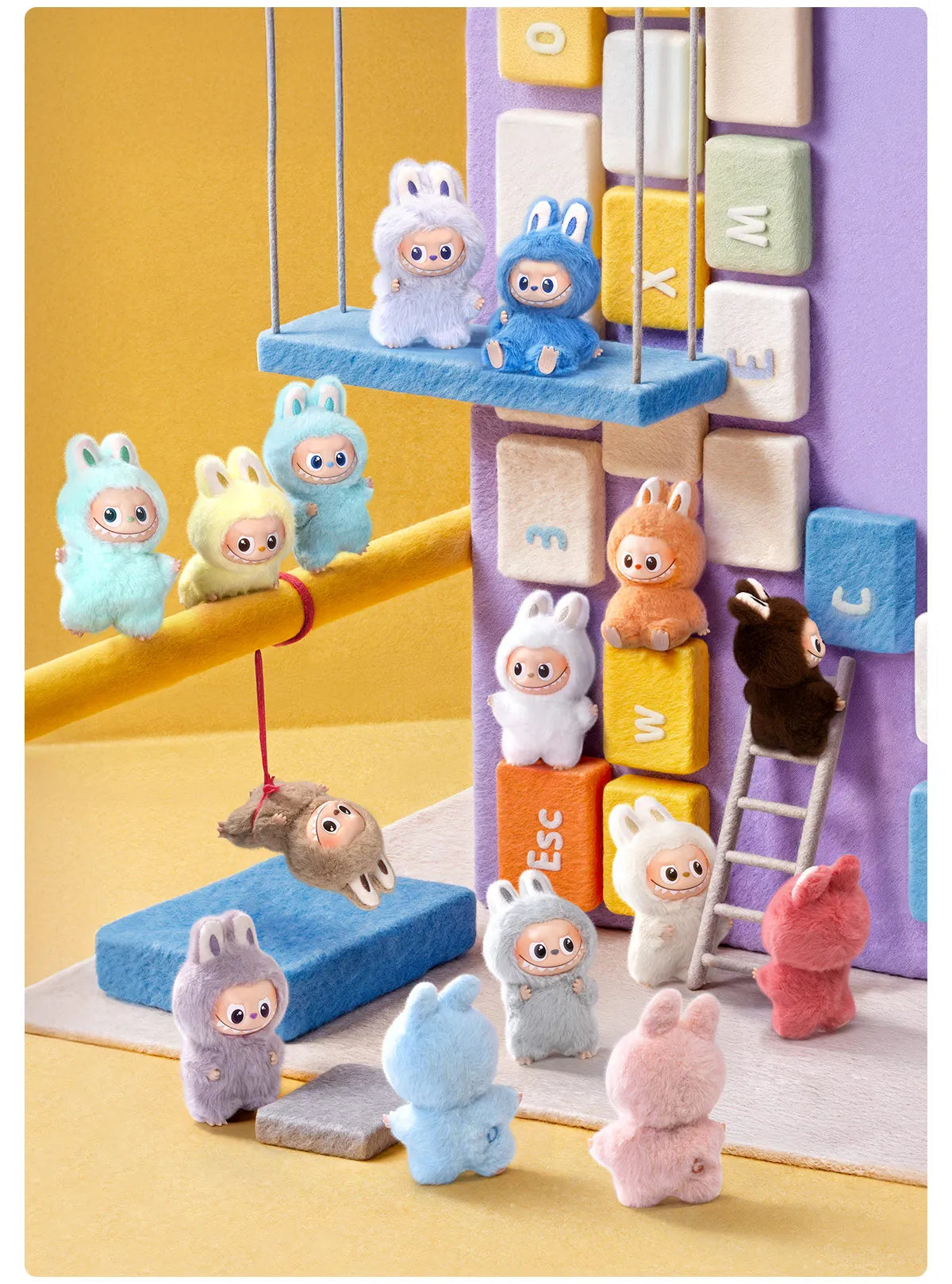 CHOOSE THE LETTER YOU WANT! LABUBU THE MONSTERS PIN FOR LOVE SERIES - Vinyl Plush Pendant  (A-Z) Please note there is a 3 week wait for these as they are brand new & not yet in stock