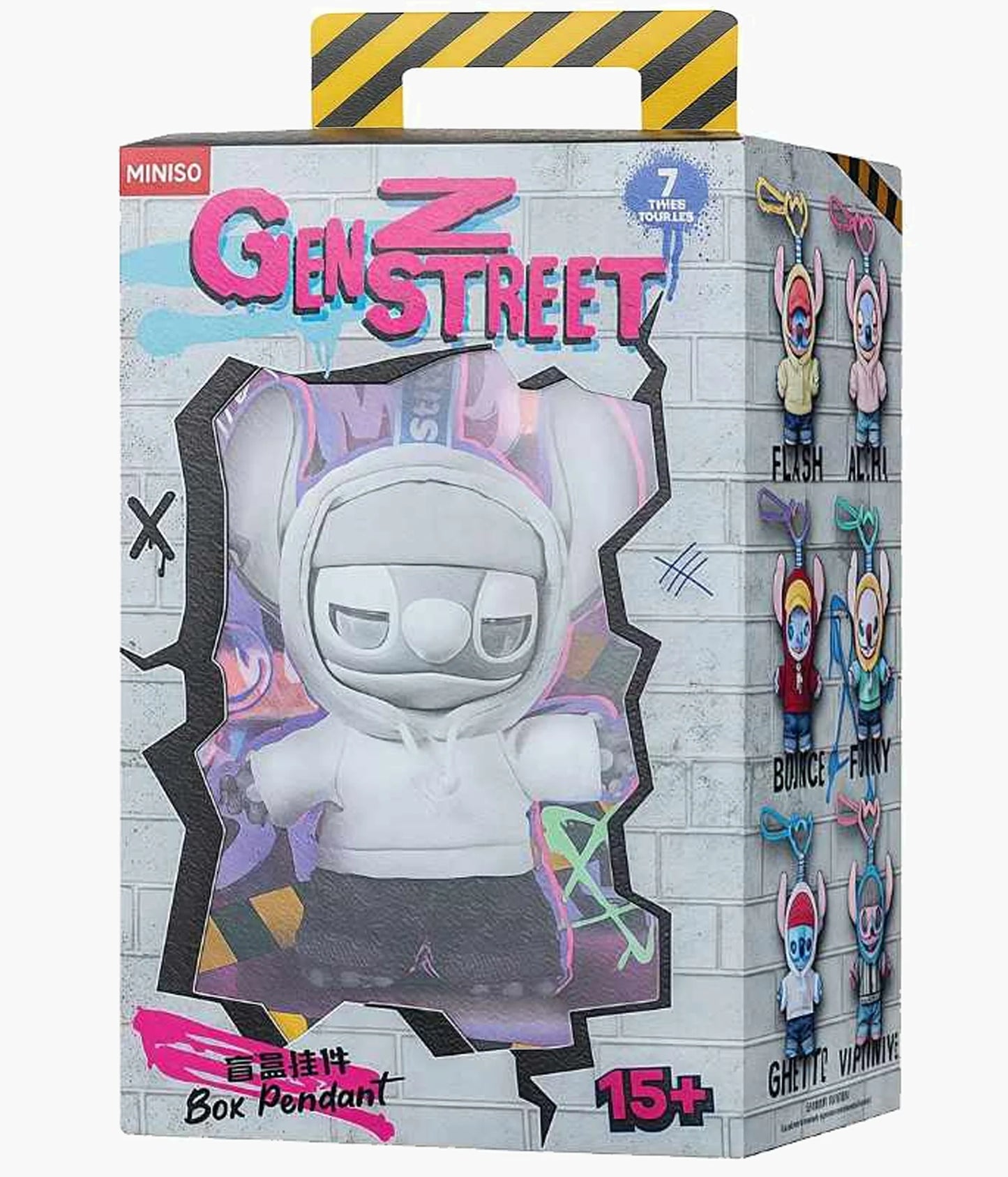 MINISO - Disney Stitch GenZ Street Series Plush Vinyl Doll Blind Box (Authentic)